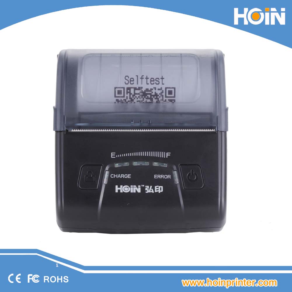 HOIN - 80mm হ্যান্ডহেল্ড মিনি রসিদ প্রিন্টার BT USB Hoin নতুন মডেল HOP-E300 80mm পোর্টেবল থার্মাল প্রিন্টার 12