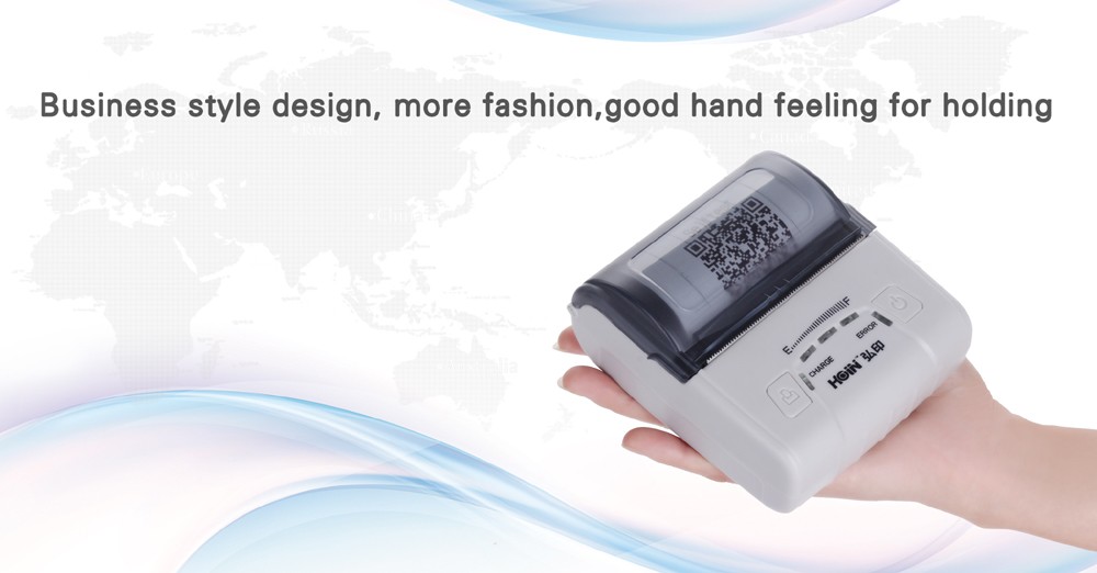 মোবাইল বিটি হ্যান্ডহেল্ড পিওএস প্রিন্টার কারখানার দাম উচ্চ মানের প্রিন্টার HOP-E300 80 মিমি পোর্টেবল থার্মাল প্রিন্টার 16
