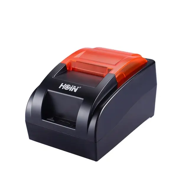 HOIN - Imprimante thermique portable économique USB HOP H58 de 58 mm compatible avec Windows, Android, iOS et Linux 1
