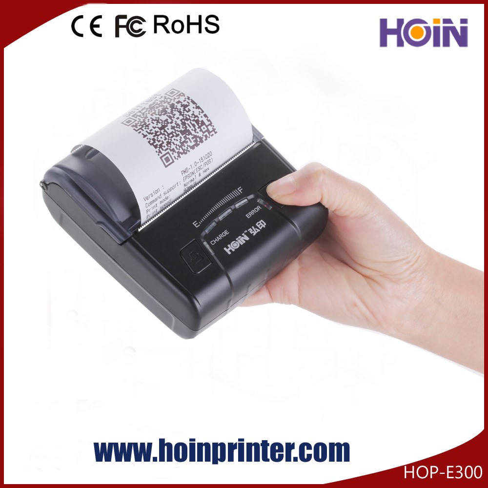 POS রসিদ প্রিন্টার BT USB 80mm পোর্টেবল হ্যান্ডহেল্ড মিনি 80mm প্রিন্টার