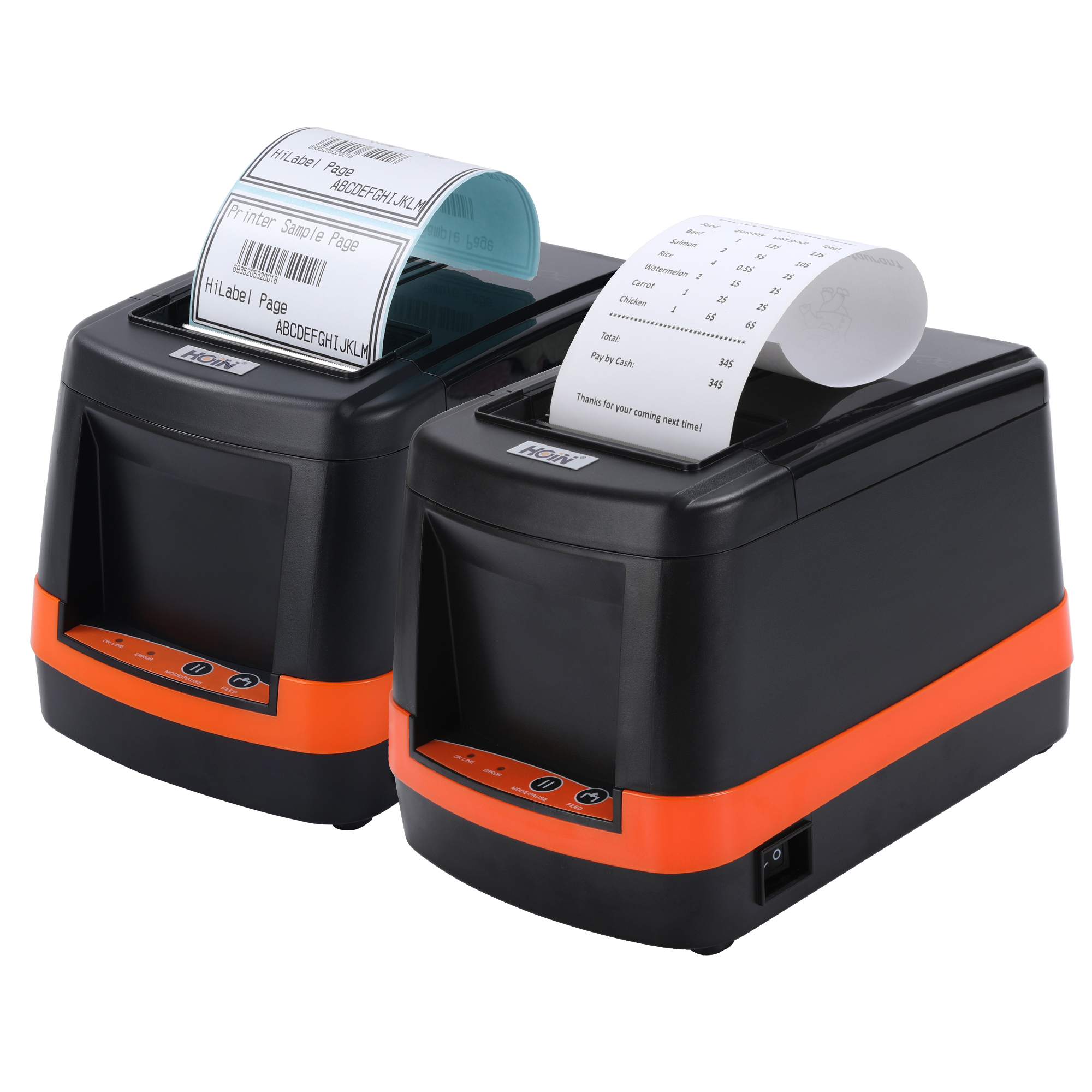 HOIN | उच्च गुणवत्ता वाले पोर्टेबल थर्मल लेबल प्रिंटर की आपूर्ति 9