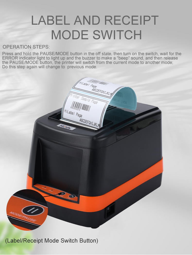 80mm restaurant label printer thermal label printer 80mm receipt printer 13