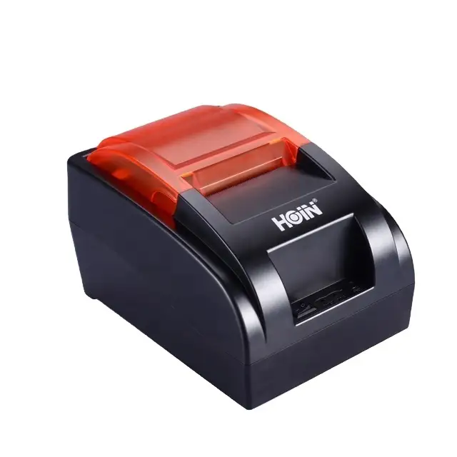HOIN -H58 Thermal Printer Black and White 58mm Thermal Desktop Printer 2inch USB Hoin H58 58mm Desktop Thermal Printer 1