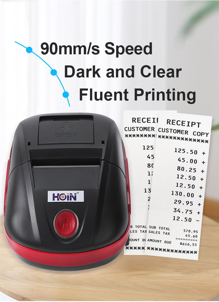 HOP-E582 ফ্যাক্টরি 58mm মিনি ব্লুটুথ পকেট প্রিন্টার Pos ওয়্যারলেস উইন্ডো অ্যান্ড্রয়েড আইওএস ছোট মিনি প্রিন্টার 9