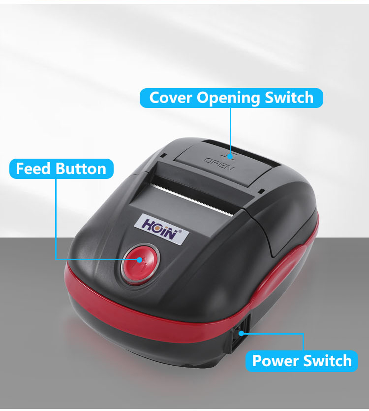 HOP-E582 ফ্যাক্টরি 58mm মিনি ব্লুটুথ পকেট প্রিন্টার Pos ওয়্যারলেস উইন্ডো অ্যান্ড্রয়েড আইওএস ছোট মিনি প্রিন্টার 10