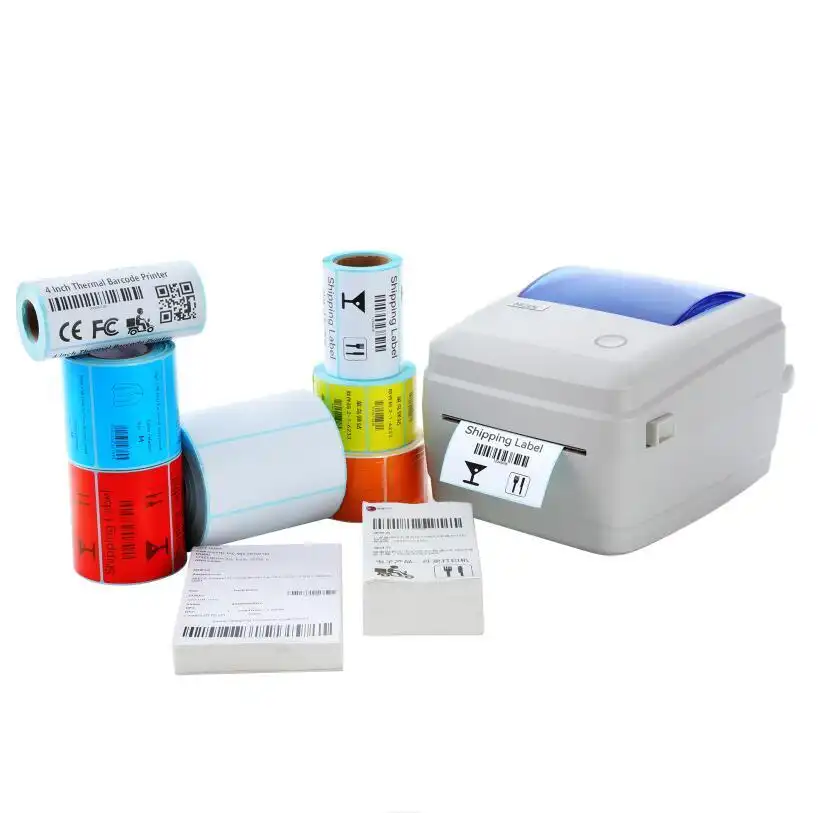 Hoin 4 zoll impresora QR Barcode versand label drucker 4x6 günstige Thermo Drucker 110mm Aufkleber Drucker 1