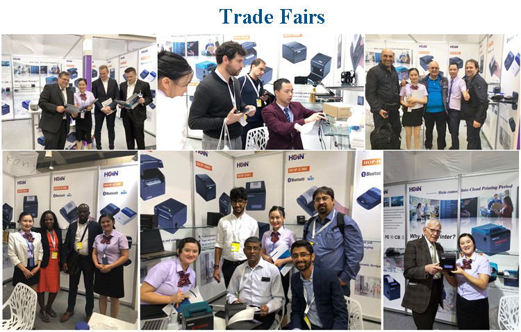 HOP E802 80MM Auto Cutter thermal receipt printer support Win Android IOS Linux