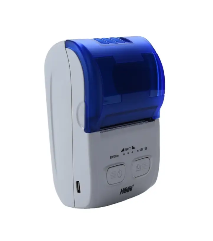 Impresora térmica portátil HOIN HOP-H200 de 58 mm con interfaz USB BT y Wifi. 1