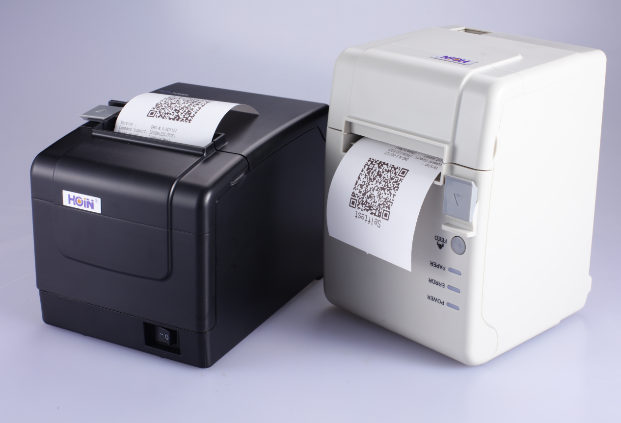HOIN - 80 মিমি পজ সিস্টেম থার্মাল প্রিন্টার কালো অটো কাটার থার্মাল প্রিন্টার 80 মিমি ডেস্কটপ থার্মাল প্রিন্টার 8