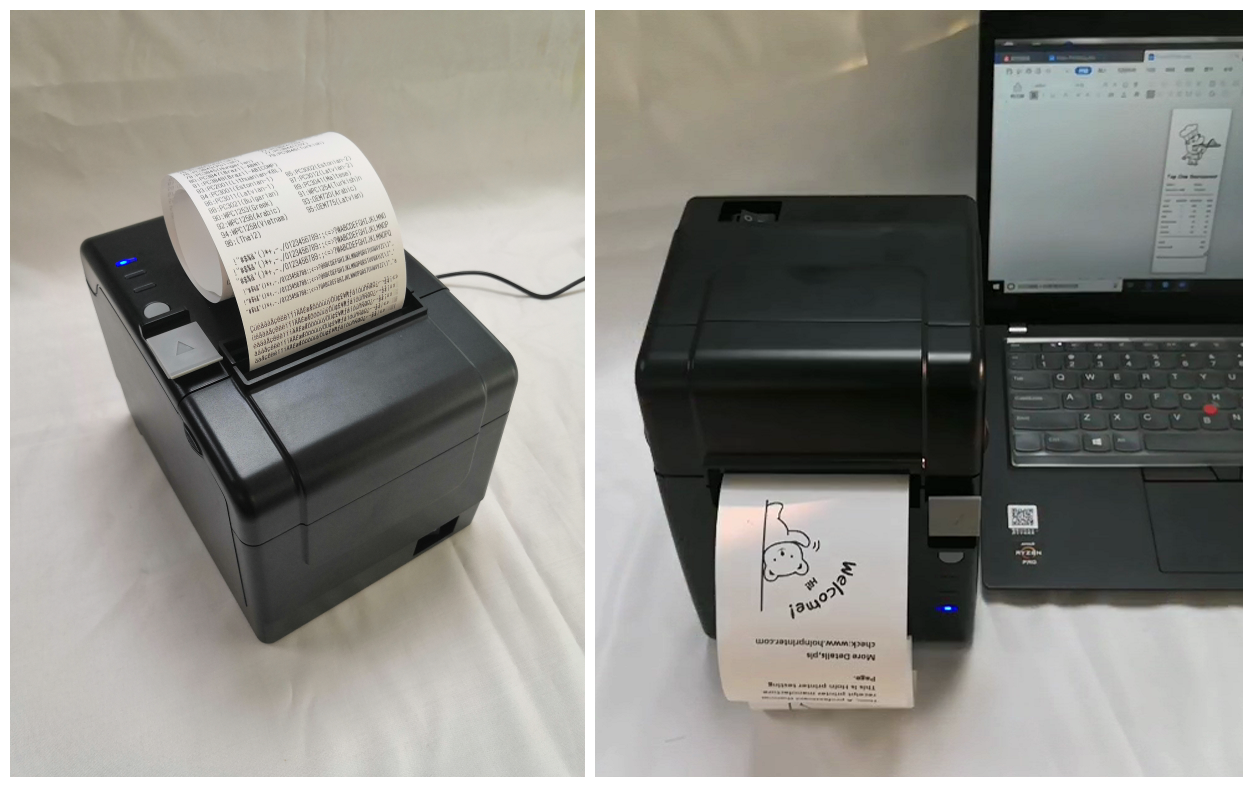 ৮০ মিমি পজ সিস্টেম থার্মাল প্রিন্টার ইউএসবি+ল্যান+সিরিয়াল ইন্টারফেস সস্তা দামে কালো অটো কাটার থার্মাল প্রিন্টার