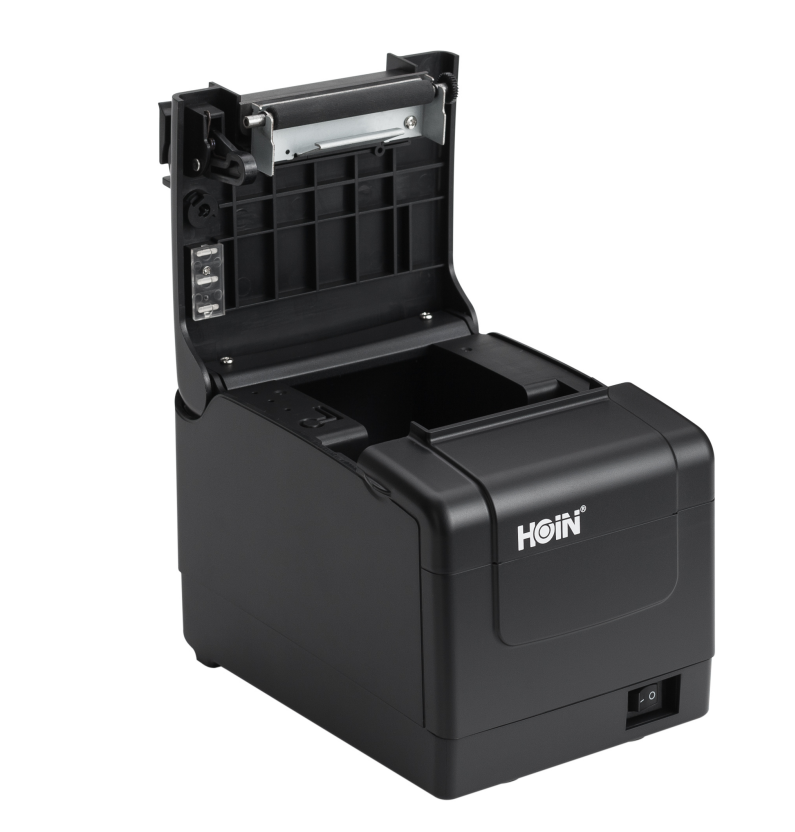 HOIN - 80 মিমি পজ সিস্টেম থার্মাল প্রিন্টার কালো অটো কাটার থার্মাল প্রিন্টার 80 মিমি ডেস্কটপ থার্মাল প্রিন্টার 10