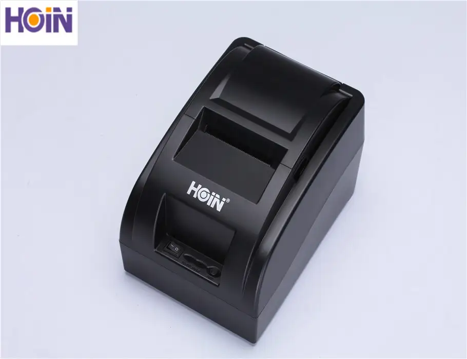 HOIN - Süpermarket POS sistemi için 58 mm Hoin Masaüstü Termal Fiş Yazıcısı 58 mm Masaüstü Termal Yazıcı 1