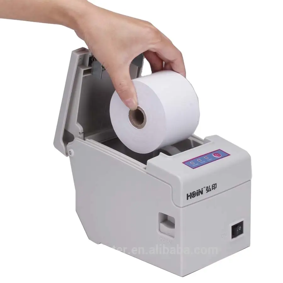 HOIN - CE, FCC ROHS, BIS ile 58 mm Masaüstü Termal Yazıcı ile Ucuz Termal POS Taksi Fiş Yazıcısı 1