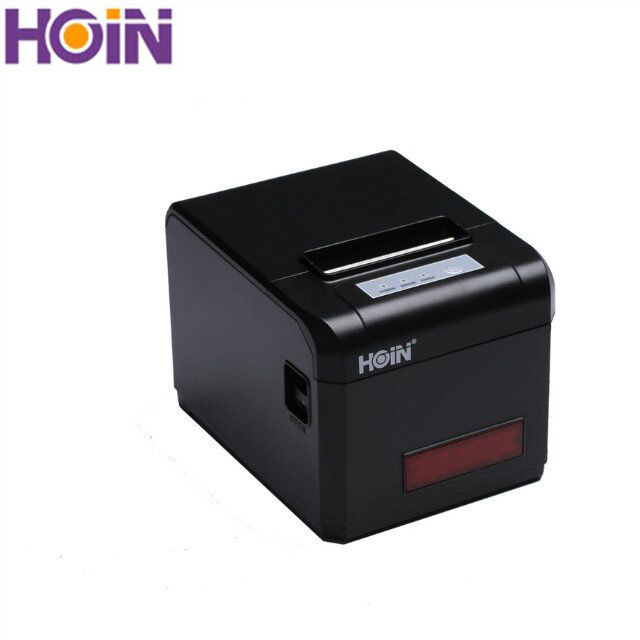  হোইন কারখানার অফার থার্মাল রসিদ প্রিন্টার কাটার 1D, 2D বারকোড লোগো প্রিন্টার USB+BT 80mm