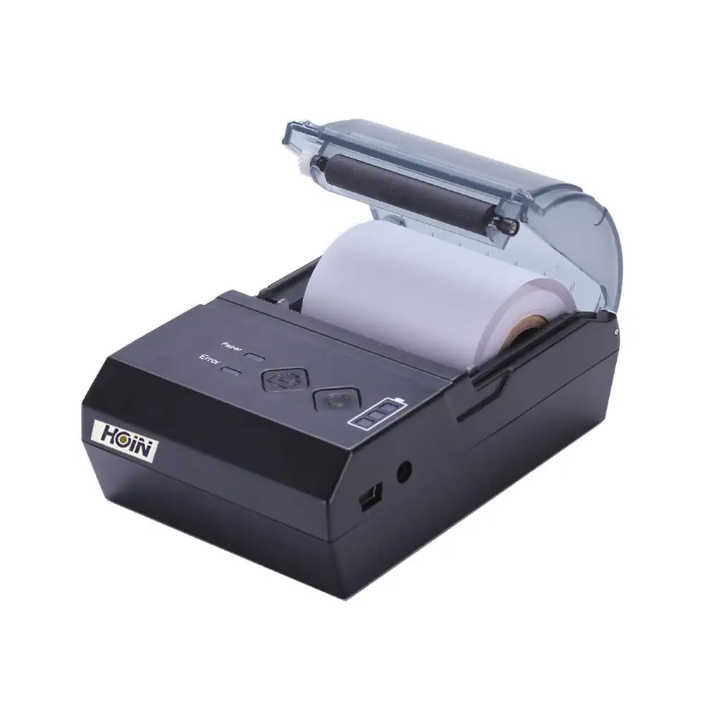 HOIN - BIS certified HOP-E200 thermal receipt printer Support bitmap printing 58mm portable thermal printer 1