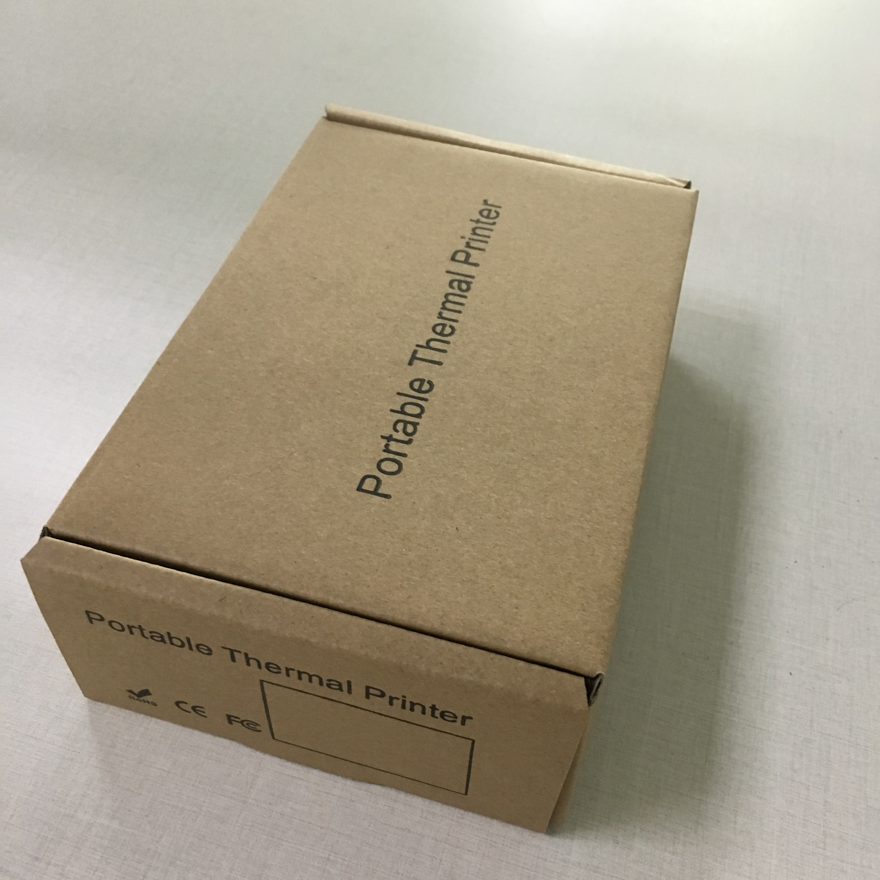 HOIN - সস্তা হট সেলিং 1D+2D USB BT থার্মাল হ্যান্ডহেল্ড POS প্রিন্টার 58mm পোর্টেবল থার্মাল প্রিন্টার 18