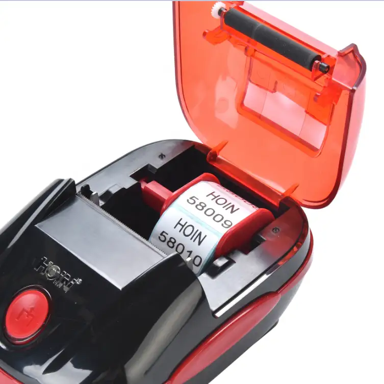 چاپگر برچسب حرارتی کارخانه هوین برای بارکد لوگو، برچسب حمل و نقل USB BT، چاپگر بارکد برچسب حرارتی 58 میلی‌متری 1