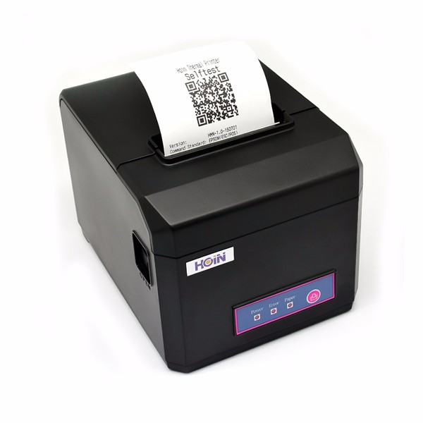  খুচরা সস্তা থার্মাল প্রিন্টার মিনিমাম পিওএস সিস্টেম প্রিন্টারের জন্য অটো কাটার সহ HOIN 80mm POS রসিদ প্রিন্টার