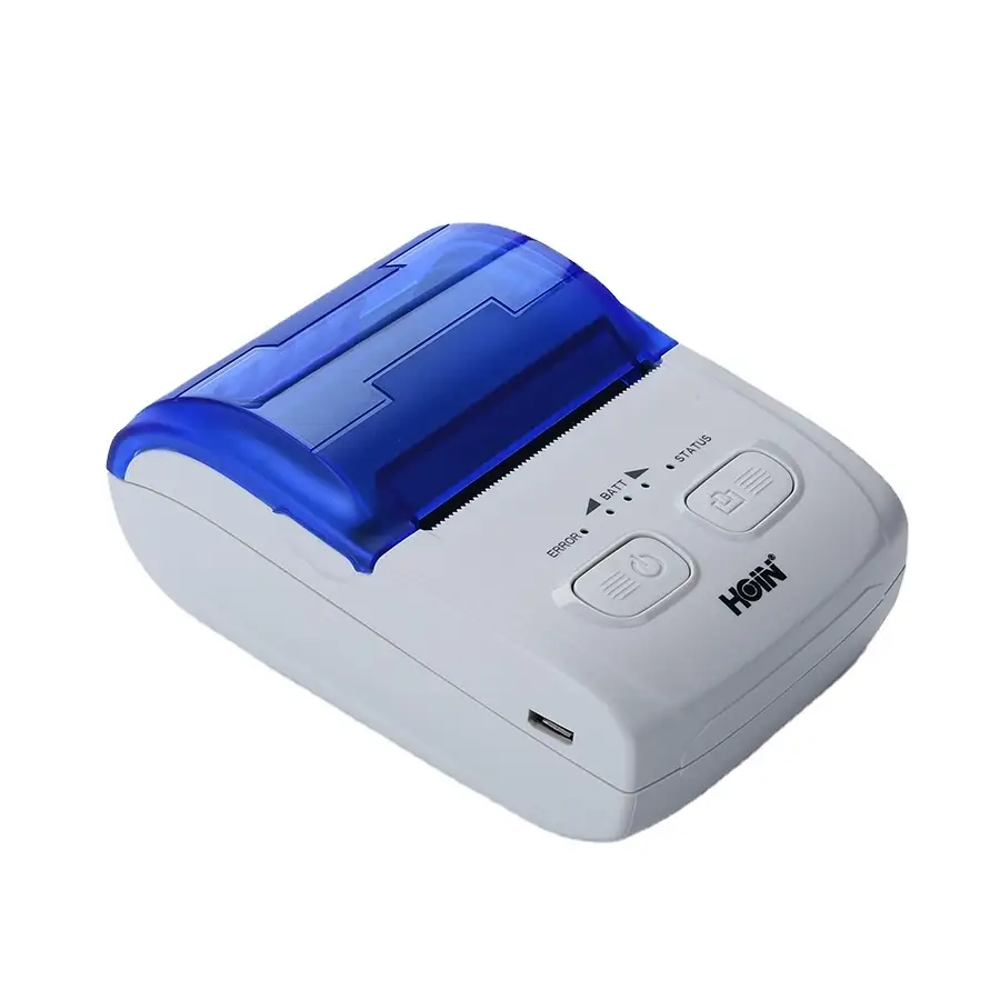 HOIN - Impresora térmica portátil HOP-H200, mini, portátil, pequeña, BT, USB, 58 mm, precio de fábrica 1