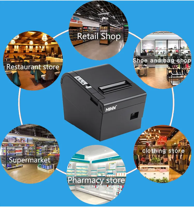 HOIN | Hot-selling desktop receipt printer Supply 4