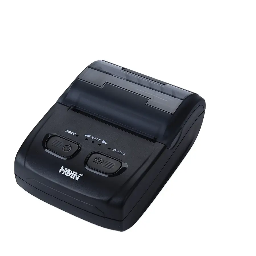 HOIN - بطارية قابلة لإعادة الشحن 7.4 فولت 1500 مللي أمبير/ساعة Android SDK طابعة حرارية محمولة محمولة USB + BT 58 مم 1