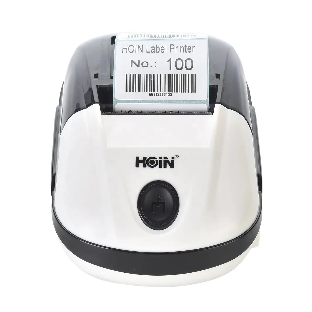 HOIN - Factory Thermal Label Printer mini barcode printer for shipping label sticker 58mm Thermal Label Barcode Printer 1