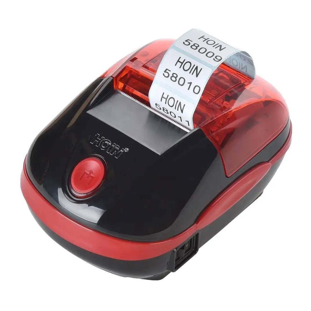 HOIN - Mini Label Barcode Printer BIS Thermal Printer with Free software Cheap Thermal Sticker Printer Thermal Label Barcode Printer 1