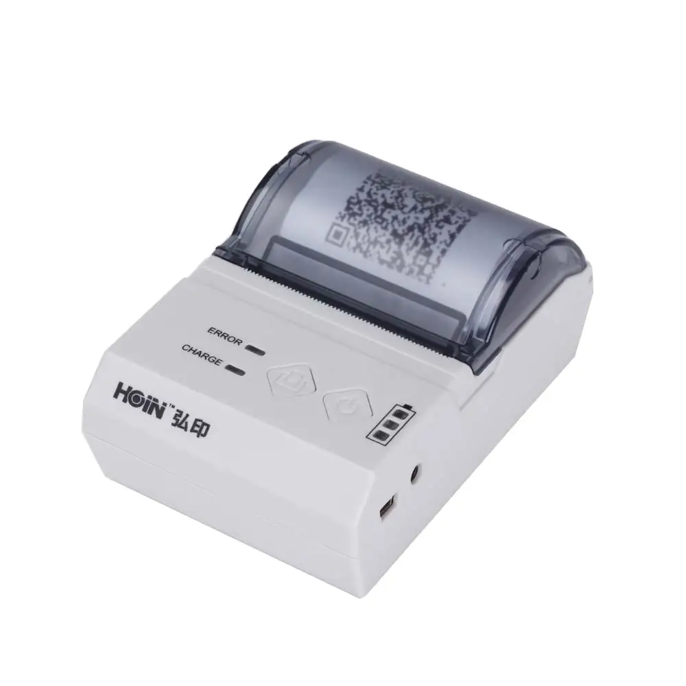 HOIN - Mobile Phone Receipt Printer For Taxi Bill Printing With Car Charger 58mm portable thermal printer 1