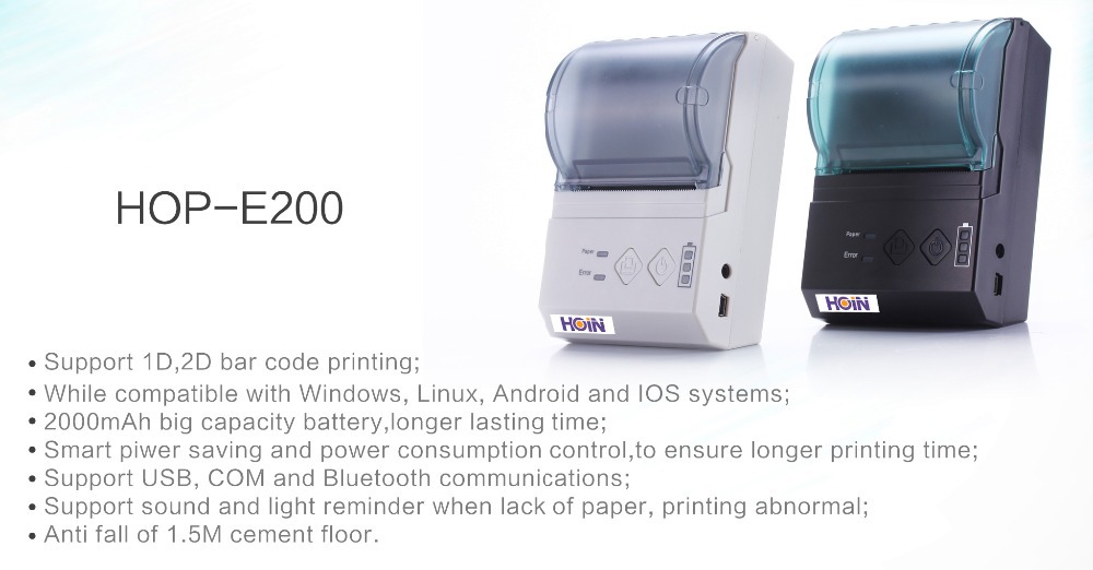 গাড়ির চার্জার সহ ট্যাক্সি বিল প্রিন্টিংয়ের জন্য মোবাইল ফোন রসিদ প্রিন্টার