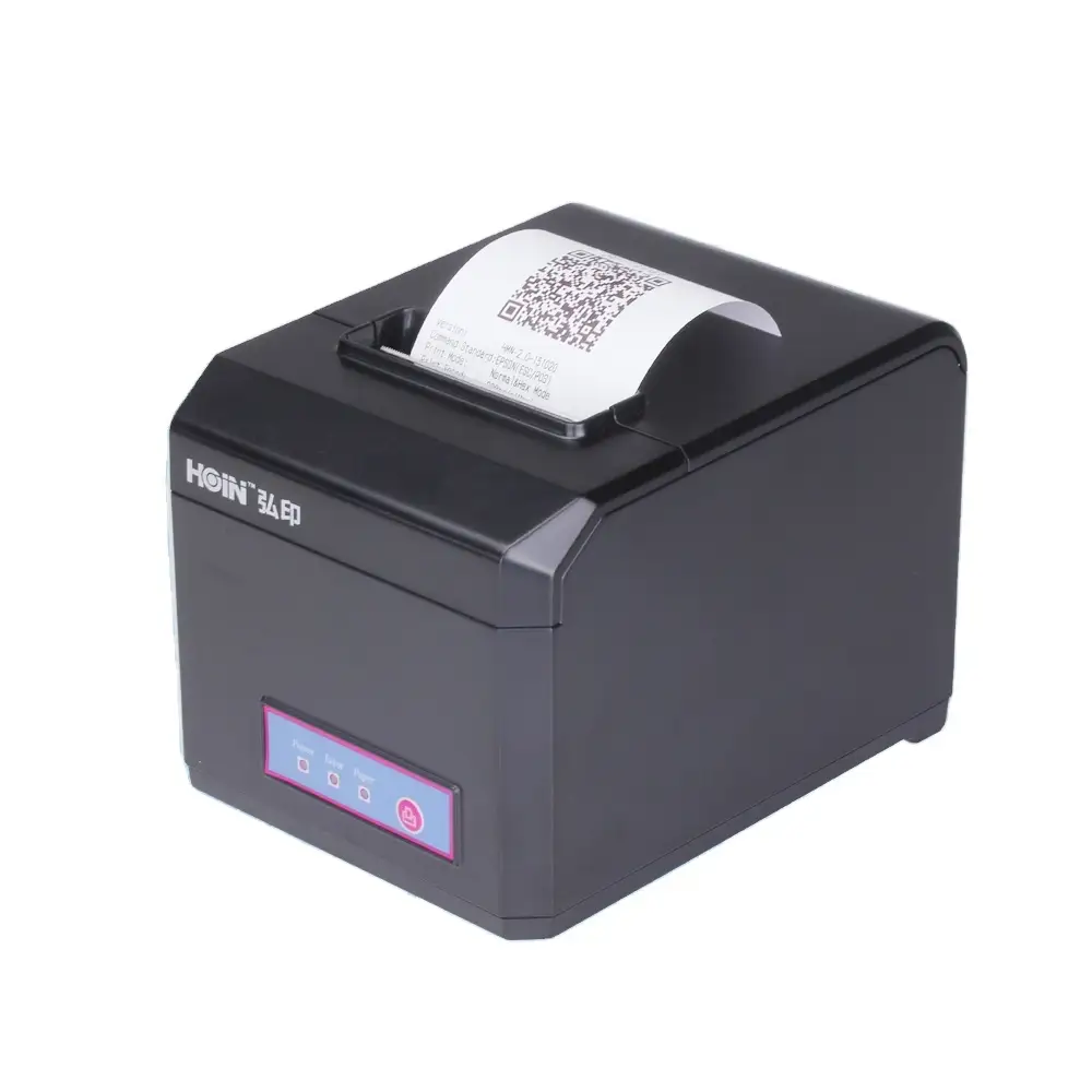 HOIN - 80mm Thermal Printer Auto Cut With USB BT WIFI 300MM/S 80mm POS system printer 1