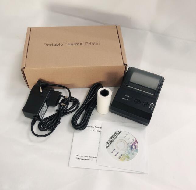  সুপারমার্কেট এবং দোকানের জন্য কম দামের হোটেল বিল 58 মিমি মোবাইল রসিদ থার্মাল প্রিন্টার