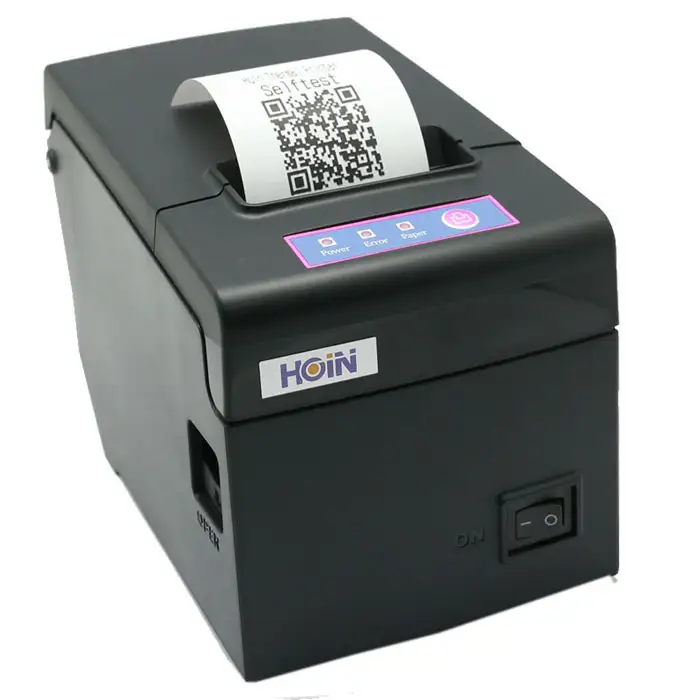 HOIN - High End 58mm Thermal Receipt Ticket Bill Printer USB Wifi Restaurant Printer 58mm Desktop Thermal Printer 1