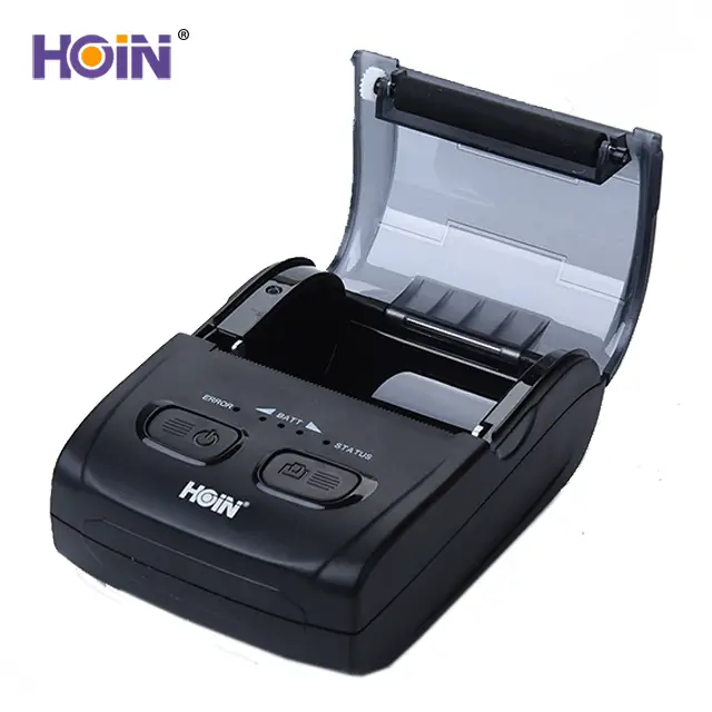 HOIN USB BT Wifi portable Mini Small thermal Printer Battery Mobile Printer 58mm portable thermal printer 1