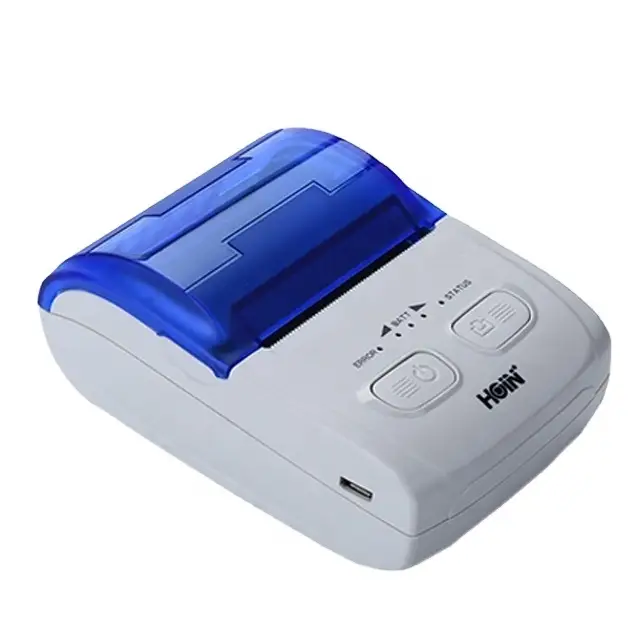 HOIN - 58mm Pos Portable USB+BT thermal printer 58mm handheld Thermal Printer 1