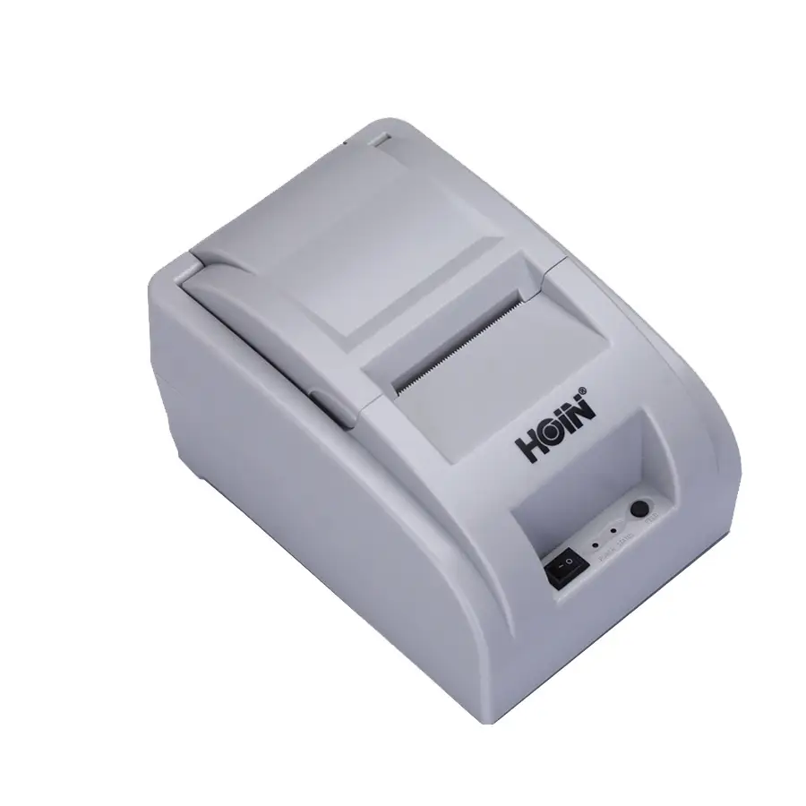HOIN - Impresora térmica de recibos USB económica India. Impresora BIS gratuita. Controlador y SDK para Windows 10. Impresora térmica de escritorio de 58 mm. 1