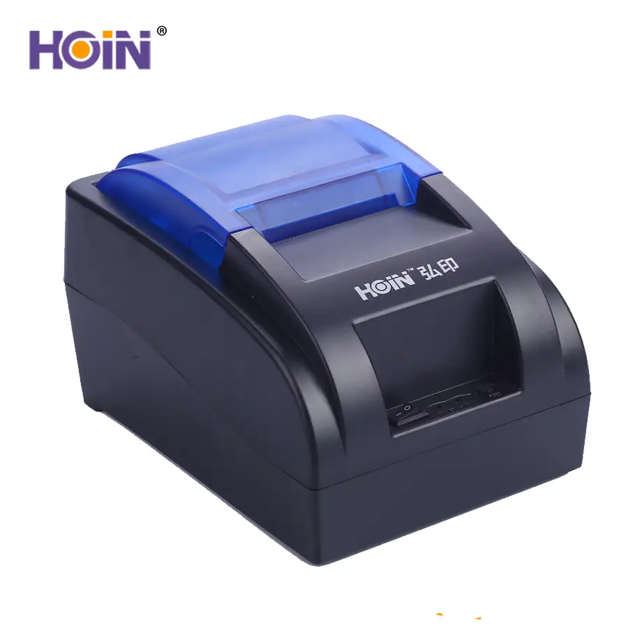 HOIN - BIS Sertifikalı POS Yazıcısı 58 mm Termal Yazıcı USB/BT/Wifi Bağlantı Noktası Hoin Yazıcı 58 mm Masaüstü Termal Yazıcı 1
