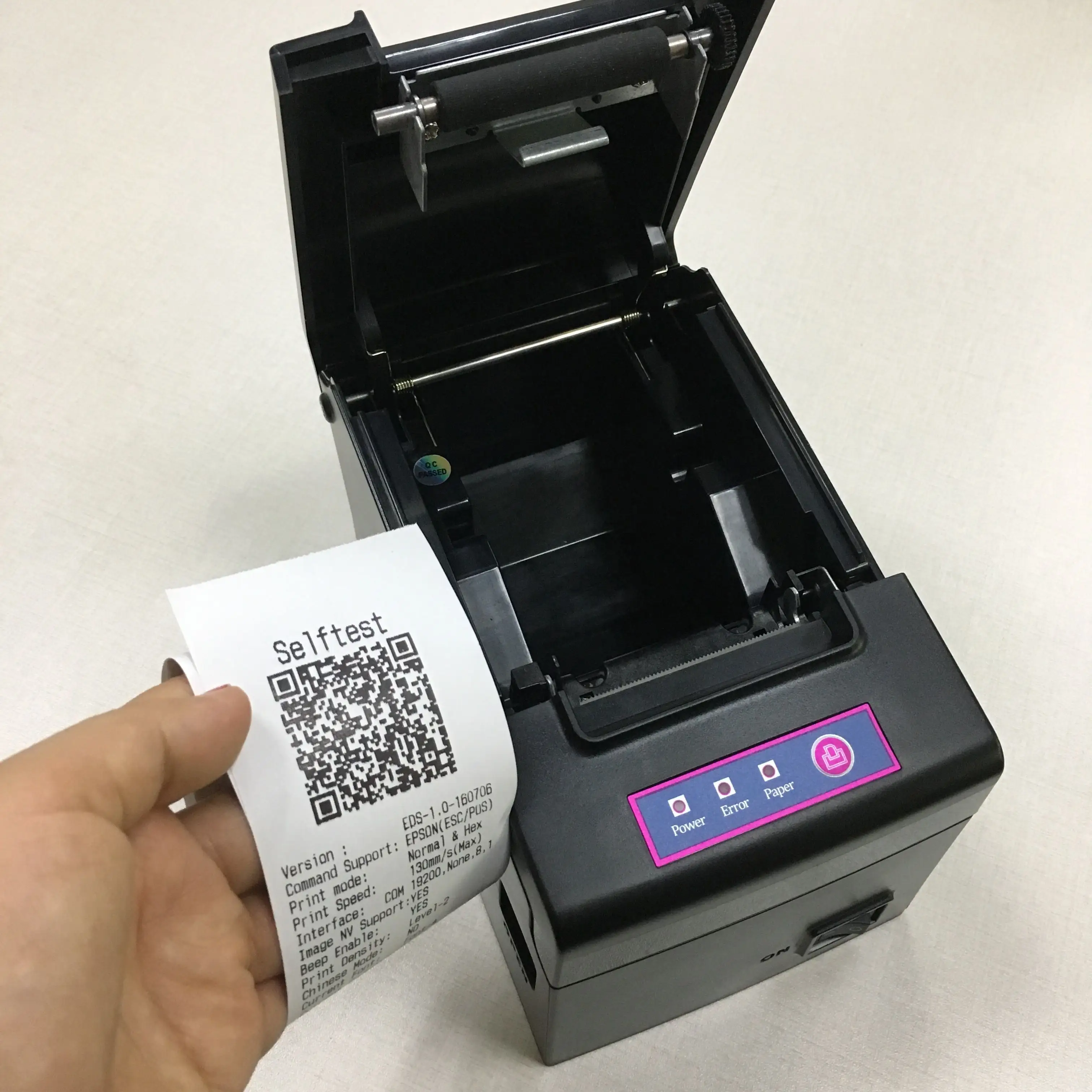 HOIN - 2 inch Bluetoot+USB Mini smallest thermal receipt printer 58 mm mini ticket printer 58mm Desktop Thermal Printer 1