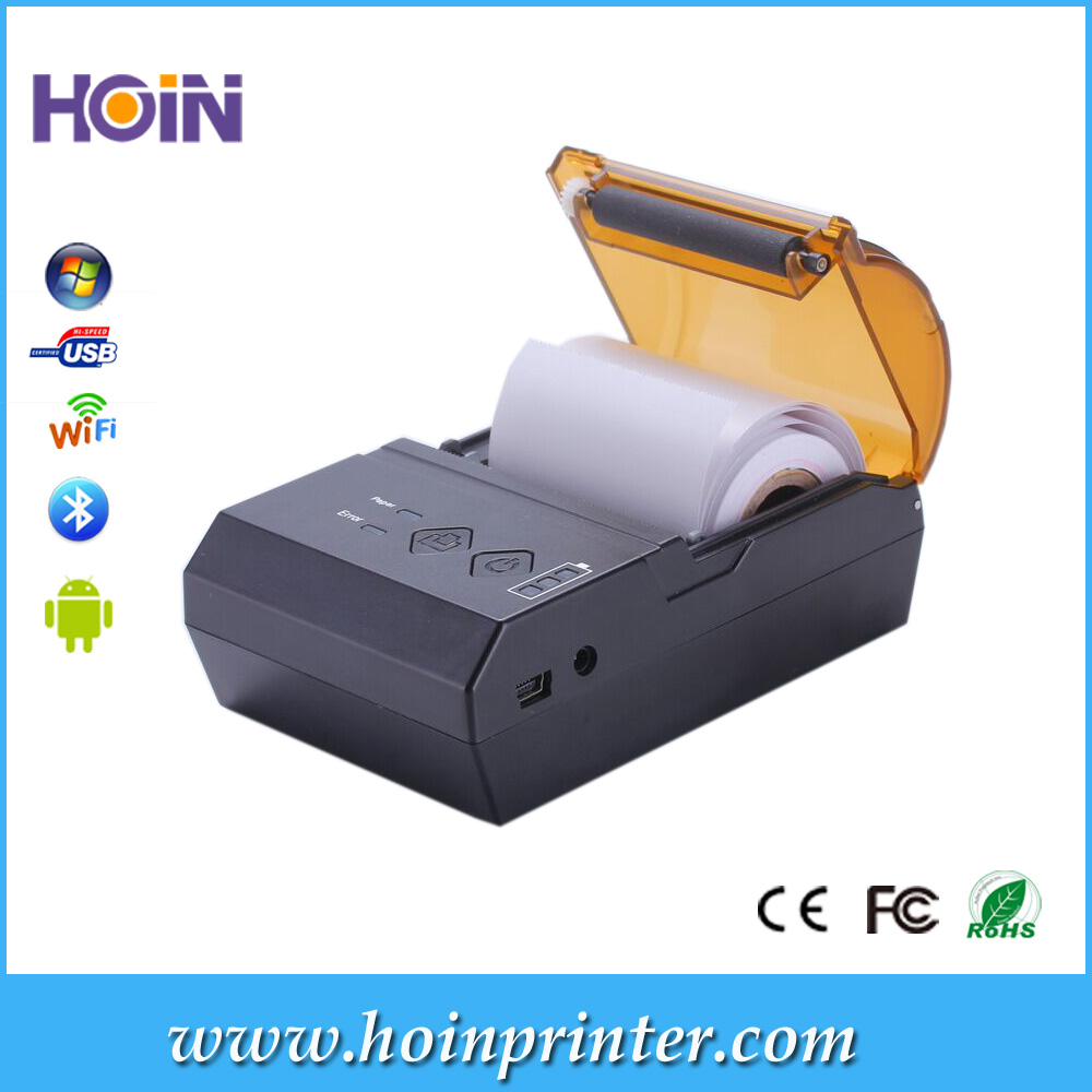  ৫৮ মিমি মোবাইল রিসিপ্ট পোর্টেবল থার্মাল প্রিন্টার ওয়্যারলেস মিনি হ্যান্ডহেল্ড থার্মাল ২ ইঞ্চি সস্তা থার্মাল প্রিন্টার