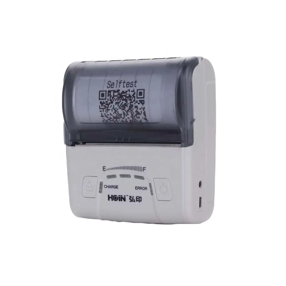 Термопринтер для чеков POS 1D 2D штрихкода USB+ BT графический логотип POS ресторанный налог 3 дюйма 80 мм портативный термопринтер 1