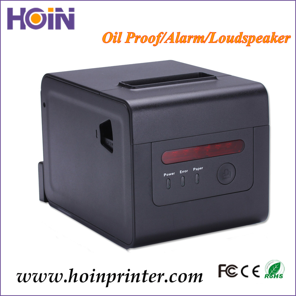 HOIN - HOP-H801 Hoin 80mm থার্মাল POS 80 প্রিন্টার রান্নাঘরের জন্য 80mm রান্নাঘরের অ্যালার্ম প্রিন্টার 12