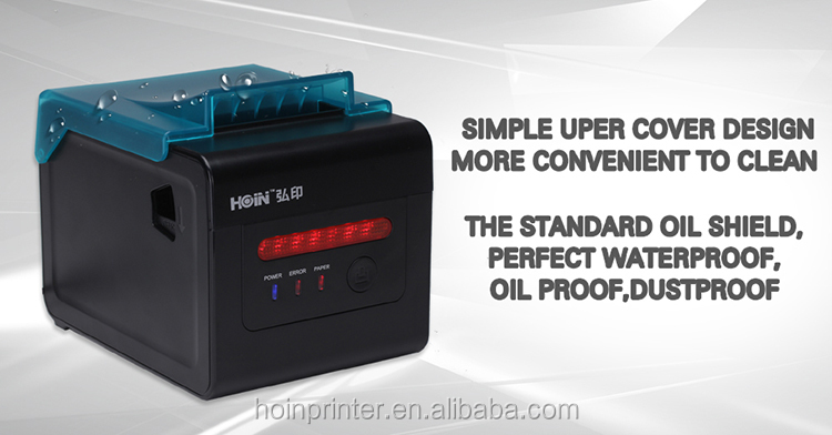  রান্নাঘরের জন্য 80mm BT USB RJ45 RJ11 POS থার্মাল রসিদ প্রিন্টার