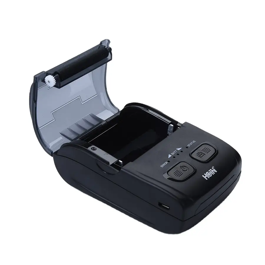 HOIN - Free SDK 2D Barcode BT 3.0 4.0 58mm Handheld Mini Printer USB Powered Printer 58mm portable thermal printer 1