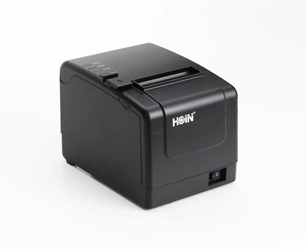 HOIN - Tragbarer iPhone-Drucker für Windows, Android, iOS und Linux, zum Aufhängen an der Wand mit Alarm, 80 mm Desktop-Thermodrucker 1
