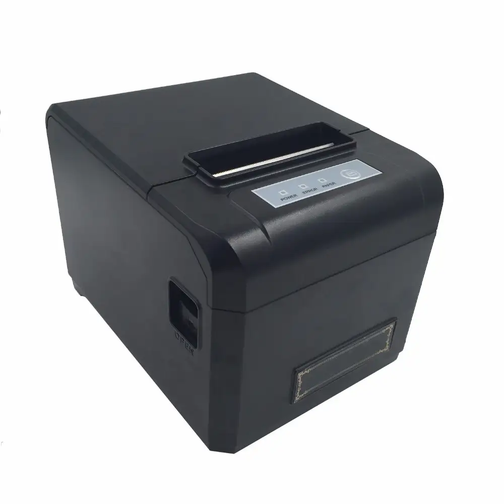 HOIN - 300mm/S High speed pos 80mm printer Thermal Receipt USB BT WIFI Printer with auto cutter 80mm Desktop Thermal Printer 1