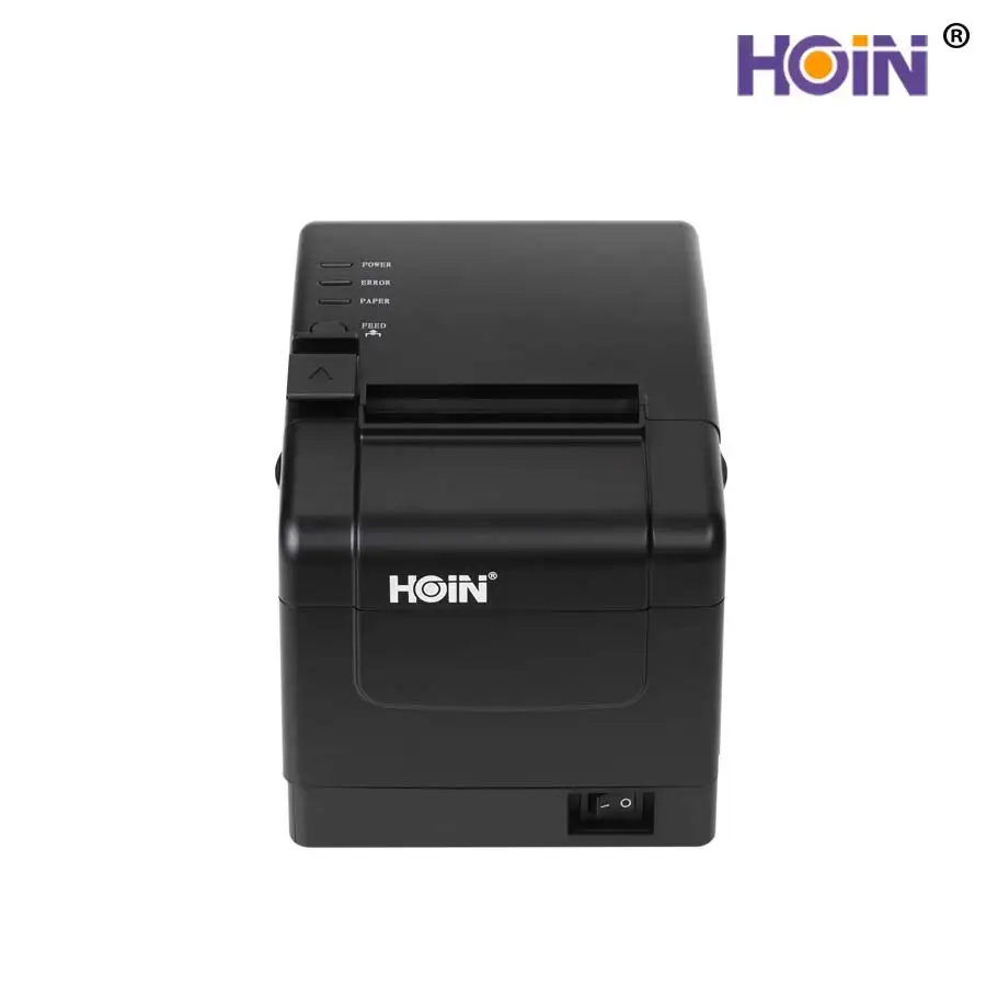 HOIN - USB LAN WIFI BT Ethernet Zengin Arayüz 160mm/s Otomatik Kesici 80mm Termal Fiş Yazıcısı Masaüstü Termal Yazıcı 1