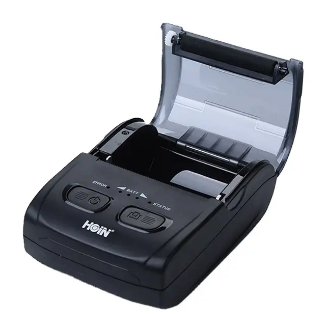 HOIN - 58mm pos Thermal USB BT printer Android Portable Handheld receipt mobile Printer with rechargeable battery 1