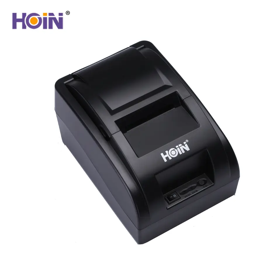 HOIN - 58mm Hoin Printer ODM/OEM Available with CB CE FCC ROHS BIS Certification 58mm Desktop Thermal Printer 1