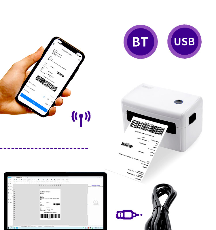 হোইন ৪ ইঞ্চি থার্মাল লেবেল প্রিন্টার 8