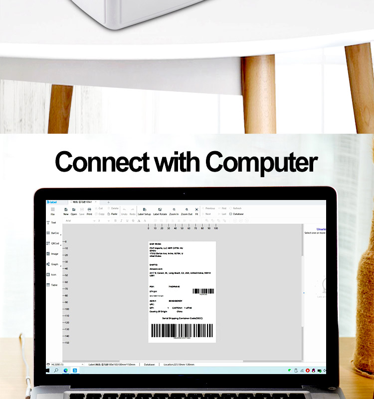 হোইন ৪ ইঞ্চি থার্মাল লেবেল প্রিন্টার 6