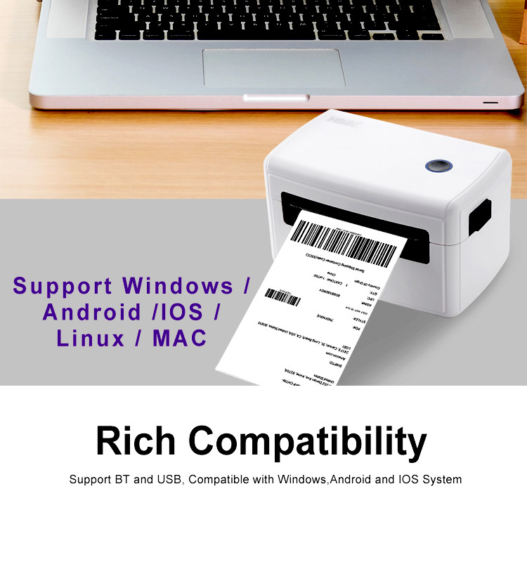 হোইন ৪ ইঞ্চি থার্মাল লেবেল প্রিন্টার 7